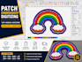 manually digitize embroidery patch logo to dst pes emb