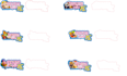 create die cut sticker lines, kiss cut outline, and label