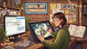 draw digital art commissions