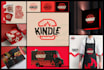 design modern fast food, coffee, restaurant brand identity and packaging kit