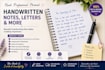 write neat handwritten notes
