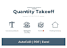 prepare boq, quantity takeoff, cost estimate, rate analysis