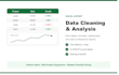 do excel data cleaning, analysis and visualization
