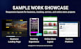 create a modern business website, landing page, or ecommerce website