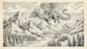 draw line art illustration with ink