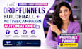 create a high converting dropfunnel builderall activecampaign automation