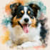 do watercolor pet portrait