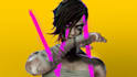 create a 3d character model for games, animation