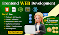 build a responsive frontend website