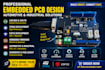 design automotive can bus can fd pcb, stm32 esp32 embedded system
