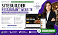 design sitebuilder restaurant site with SEO pod menu setup pod integration