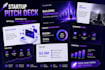 design startup pitch deck for fundraising