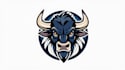 do amazing bull head logo with free source file