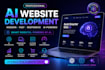 do ai web app, ai software, ai website development as full stack web developer