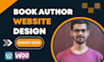 design author website, book author website, ebook website, author landing page