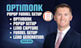 do optimonk popup lead capture conversion optimization funnel setup system