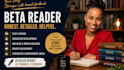beta read your litrpg, progression fantasy, dystopian and sci fi manuscript
