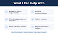 provide research assistance and document organisation
