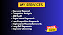 do professional SEO keyword research and action plan
