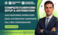 setup fluentcrm email automation lead nurturing email workflow wordpress crm