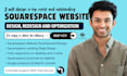 build squarespace website design squarespace website redesign squarespace design