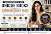ghostwrite or edit unique books with extraordinary plots