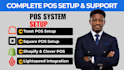 setup toast pos, square pos, clover pos and shopify pos system