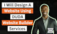 build a professional website using duda website builder