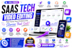 create high converting saas tech video editing for promo ads and explainer video