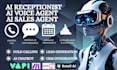 create ai receptionist ai sales assistant ai voice agent that books appointment
