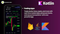 create native android apps in kotlin, java