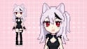 design and rig cute pixel live2d art animated chibi pixel art