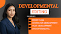 be your developmental editor for dystopian novels and fiction manuscript