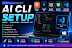 install and setup openai, claude code, gemini cli, amazon kiro cli and vs code