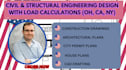 civil and structural engineering design, architectural load calculation oh ca ny