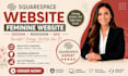 design squrespace website, design a feminine squarespace website for brands