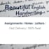 do beautiful handwritten notes, letters and assignments in bangla and english