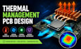 design thermal management pcb, heat dissipation, cooling and thermal simulation