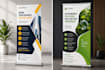 create imaginative and inventive standees and banners