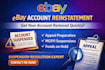 reinstate your ebay account and resolve ebay restriction issues