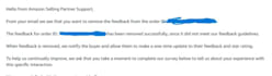 remove amazon seller negative feedback professionally