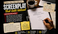 be scriptwriter, write edit screenplay, movie script, TV script and film script