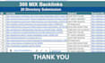 provide 300 SEO mix backlinks
