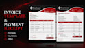 design a professional editable invoice and payment receipt template