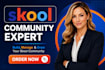 setup skool online community, skool course creation, skool community manager