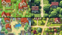 custom pixel art tileset top down pixel sprite sheet pixel tilemap  game asset