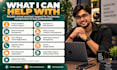 do anything to help from delhi, india as virtual assistant