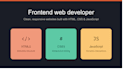do front end email development with html css and javascript
