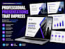 design presentation PDF, pitch deck and powerpoint