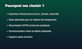 site vitrine, design responsive, optimisation vitesse, hébergement configuré